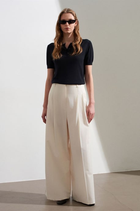 Dames Polo Kraag Knopfblouse - Image 4