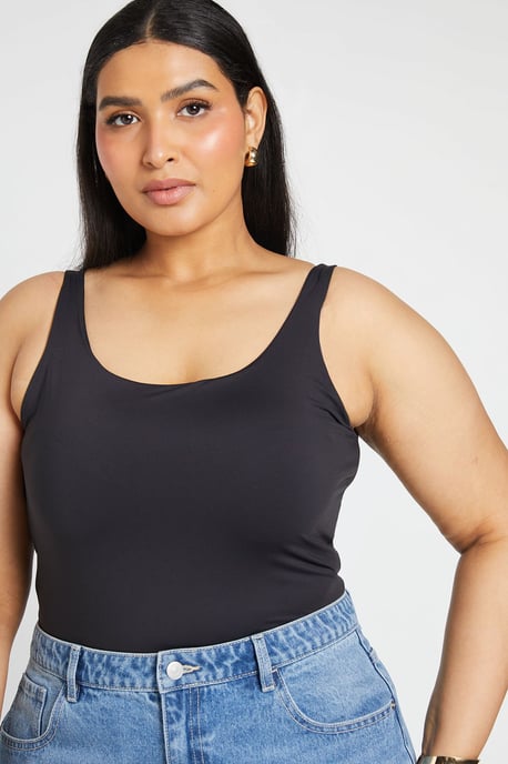Plus Second Skin Strappy Bodysuit - Image 4