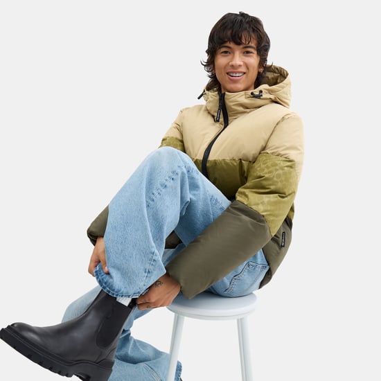 Colorblock Down Jacket In Recycled Polyester - Image 4
