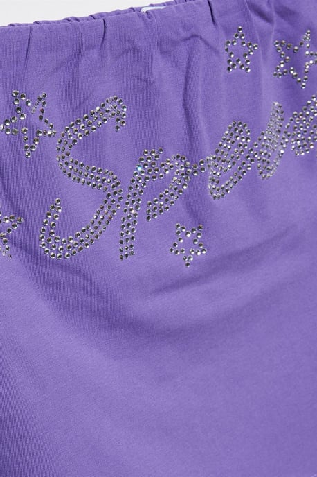 Strapless Slim-fit Crop Top With Stone Detail - Image 3