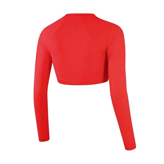 Speedo Jersey Slim Raglan-topp för dam och dam (Röd) - Image 2