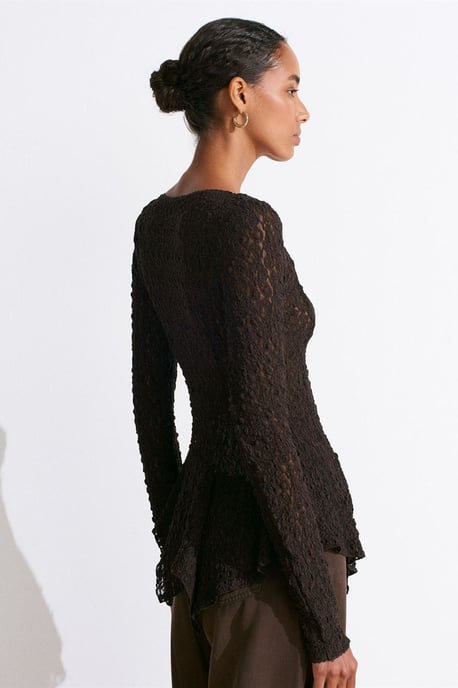 Kant V-hals Knopcardigan - Image 2