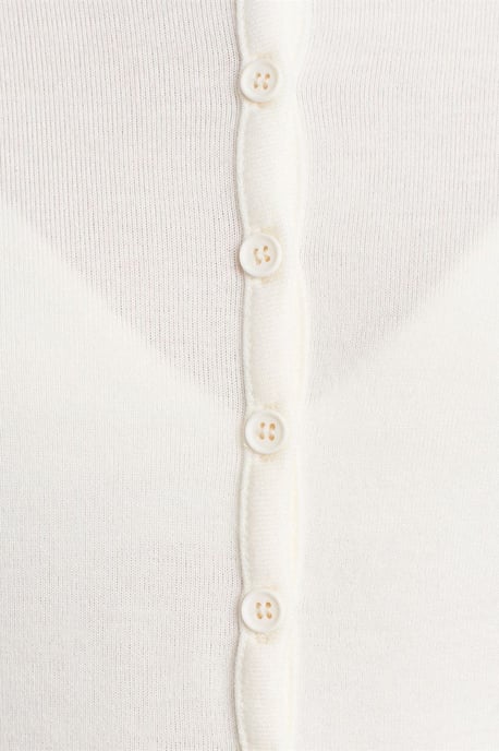 Geribbelde Knopen-Voorkant Cardigan - Image 4