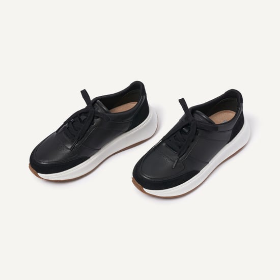 FitFlop F-mode leather/suede flatform sneakers - Image 4