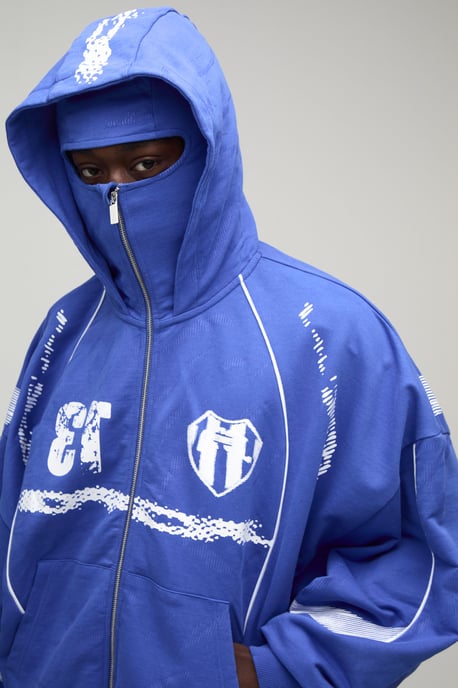 Afterlight Balaclava Printed Zip Thru Hoodie - Image 3