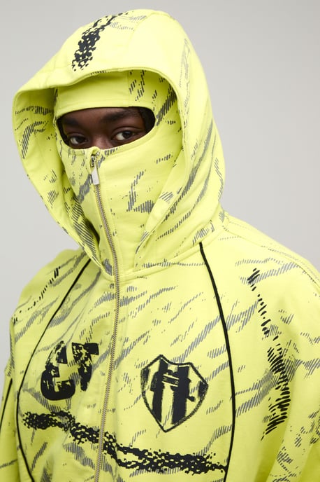 Afterlight Balaclava Printed Zip Thru Hoodie - Image 3