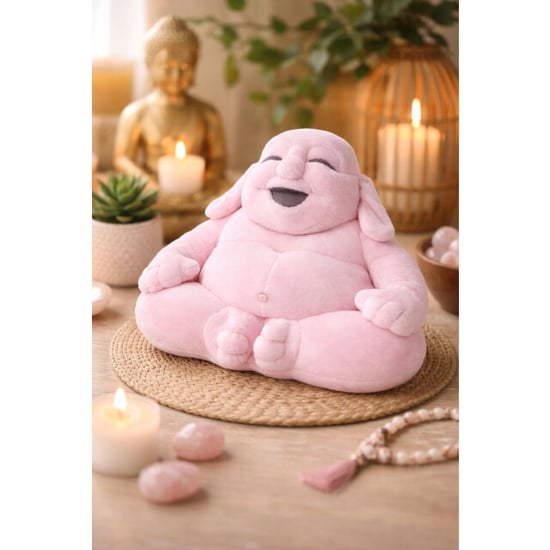 WDMT Buddha knuffel – 20 cm – baby knuffel – geboortecadeau – zachte pluche knuffel – - Image 3