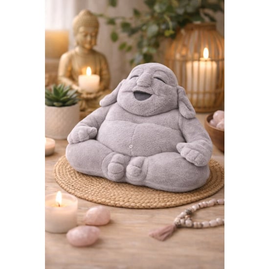 WDMT Buddha knuffel – 20 cm – baby knuffel – geboortecadeau – zachte pluche knuffel – - Image 6