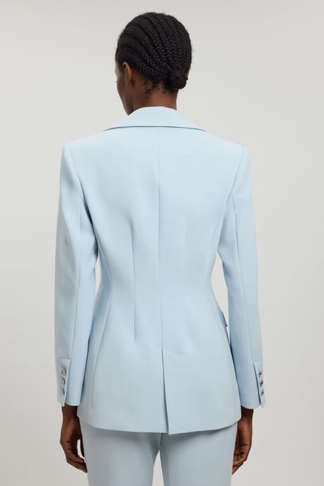 Compact Stretch Double Breasted Blazer - Image 4