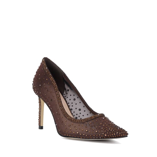 Dune Ladies Blingg - Candy Striped Pointed Toe Flat Shoes - Image 1