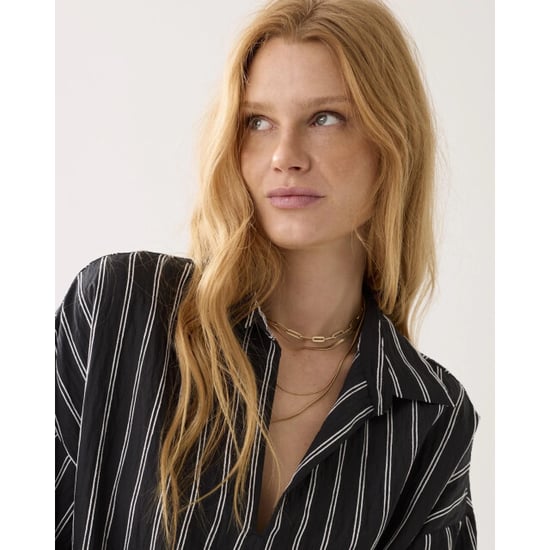 Summum 2s3420-12389 985 top chenille stripe blackivory - Image 1