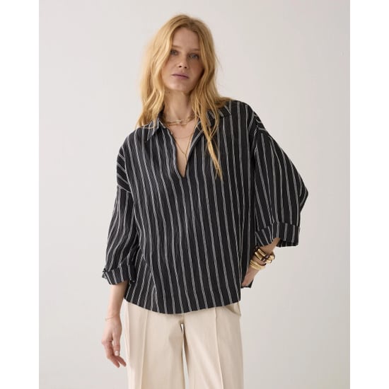 Summum 2s3420-12389 985 top chenille stripe blackivory - Image 4