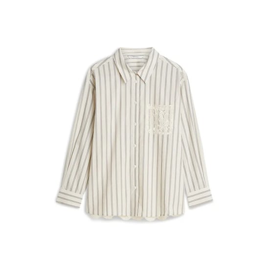 Summum 2s3364-12437 122 blouse stripe lace mix ivory - Image 3