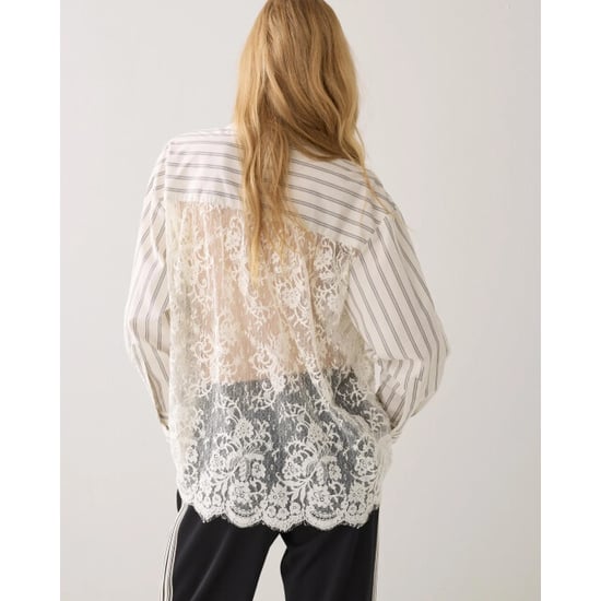 Summum 2s3364-12437 122 blouse stripe lace mix ivory - Image 5