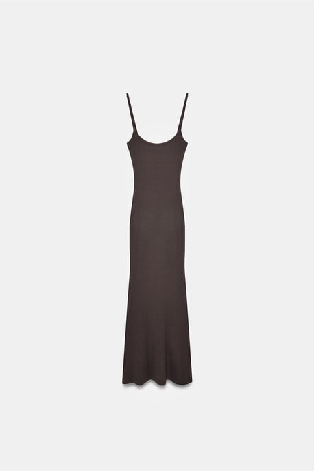 Ribbad Bodycon Maxiklänning - Image 6