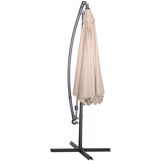 Garden Impressions Athene parasol Ø300 cm carbon black taupe - Image 2