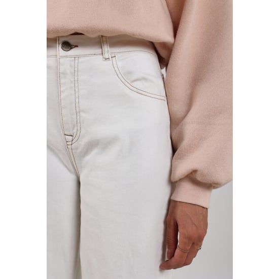 Nukus Nkf09051 17 abby pants denim embroidery off white - Image 5