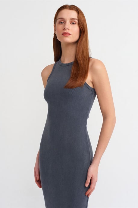 Geribbelde Bodycon Maxi-jurk - Image 4