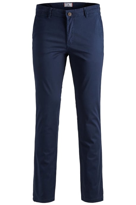 Jack & Jones herenchino in een slim fit met ritssluiting en zakken voor en achter - Image 1