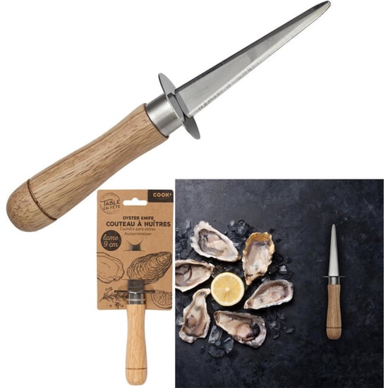 WDMT Oestermes met houten handvat – rvs - Image 4