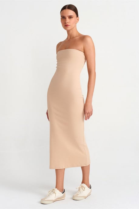 Strapless Bodycon Midi-Jurk - Image 3