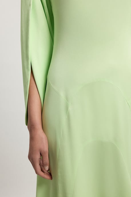 Satin Viscose Soft Midi Dress - Image 2