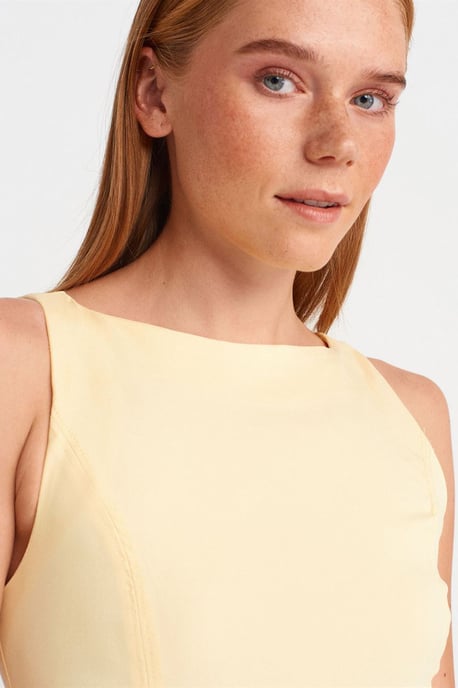 Mouwloze Midi Bodycon Jurk met Split - Image 3
