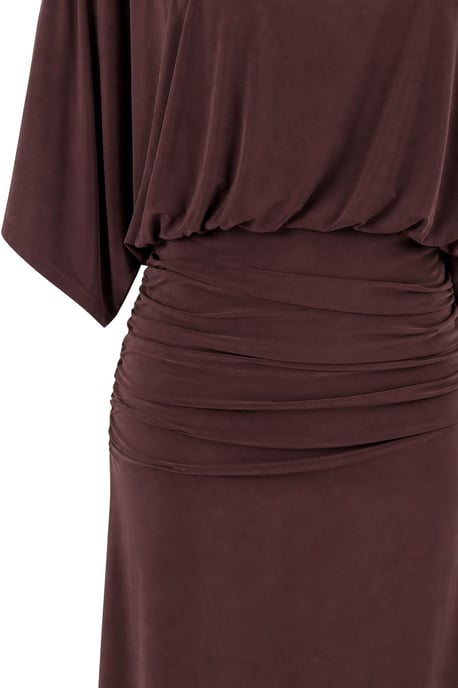 Crew Neck Midi Gebreid Jurk - Image 2