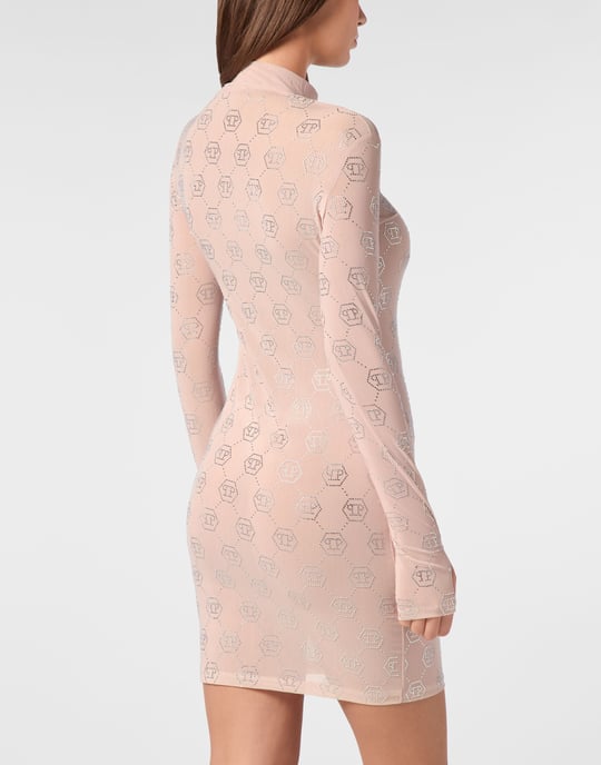 Shirt Dress Monogram Strass - Image 5