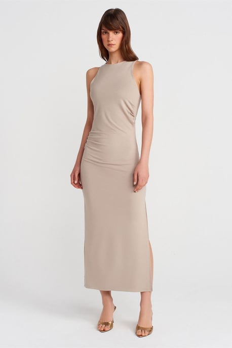 Mouwloze Bodycon Maxi-jurk met Split - Image 4
