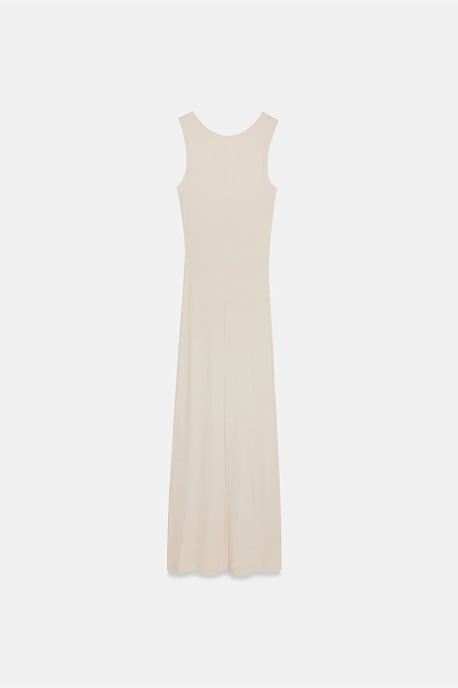 Geribbeld Mouwloos Bodycon Maxi Jurk - Image 6