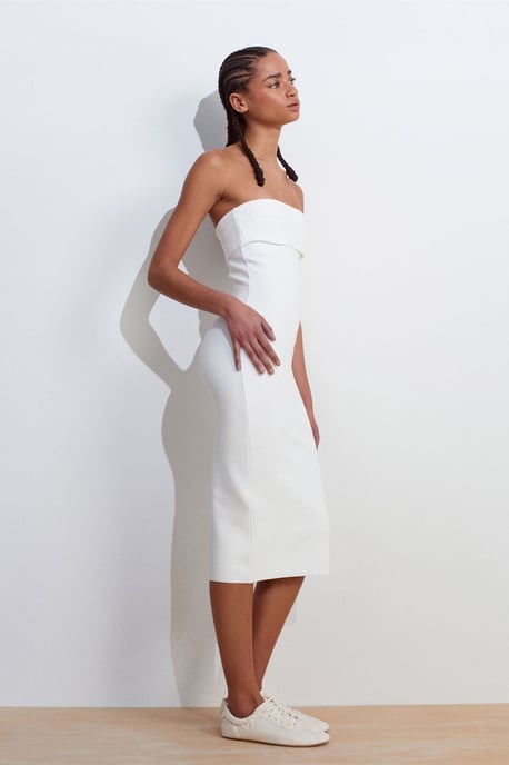 Strapless Bodycon Midi-jurk - Image 5