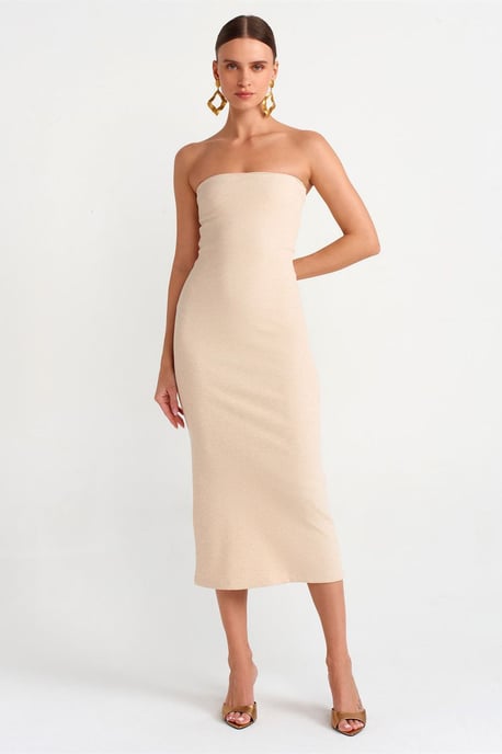 Strapless Bodycon Midi-jurk - Image 1
