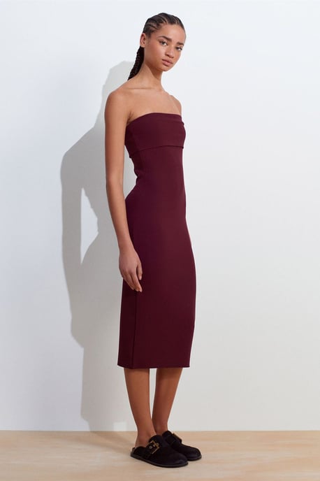 Strapless Bodycon Midi-jurk - Image 5
