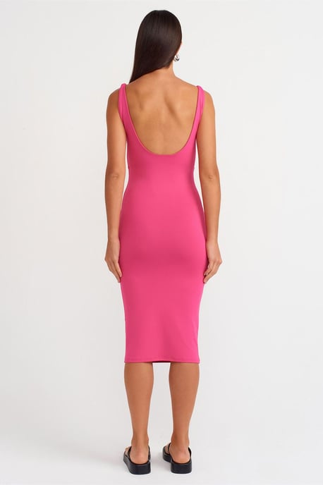 Mouwloze Bodycon Midi Jurk - Image 2