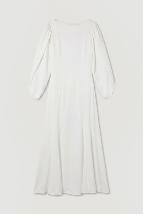 Satin Viscose Soft Midi Dress - Image 4