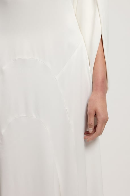 Satin Viscose Soft Midi Dress - Image 6