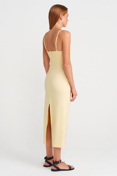 Mouwloze Bodycon Midi Jurk - Image 2