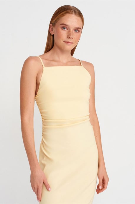 Mouwloze Bodycon Midi Jurk - Image 3