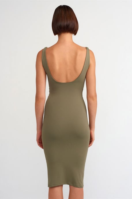 Sleeveless Bodycon Midi Dress - Image 2