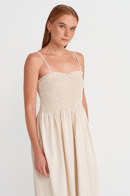 Strapless A-lijn Midi-jurk - Image 4
