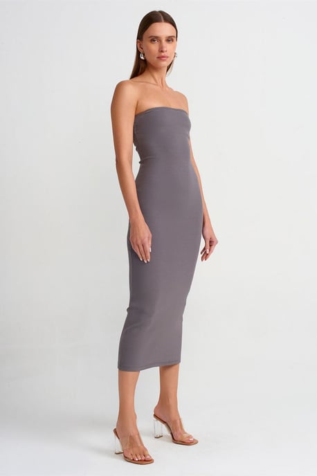 Strapless Bodycon Midi-jurk - Image 1