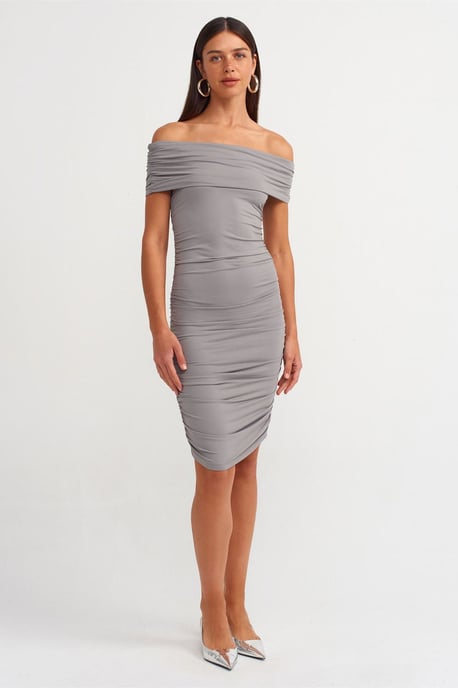 Off-shoulder bodycon midikjol - Image 3