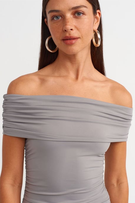 Off-shoulder bodycon midikjol - Image 4
