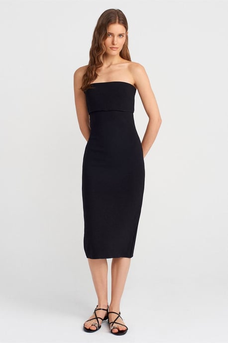 Strapless Bodycon Midi-jurk - Image 1