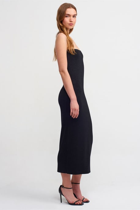 Off-shoulder Midi Bodycon Klänning - Image 3