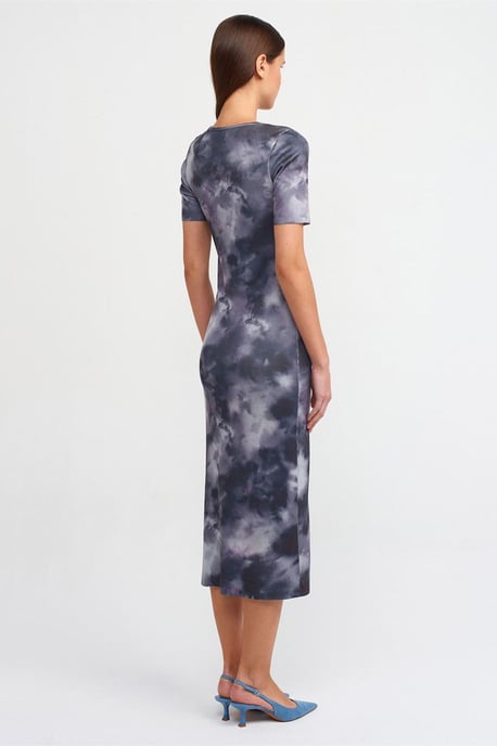 Tie-Dye Bodycon Midiklänning - Image 2