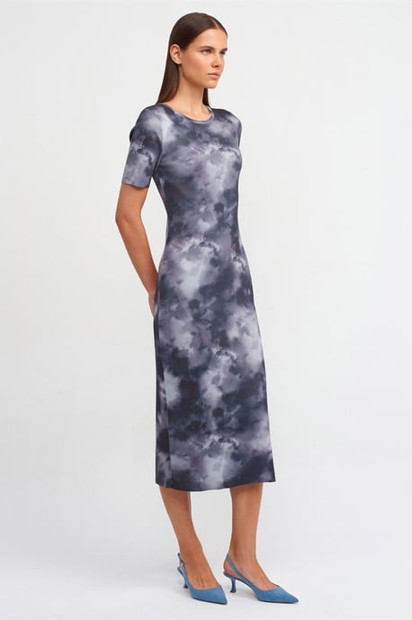 Tie-Dye Bodycon Midiklänning - Image 3
