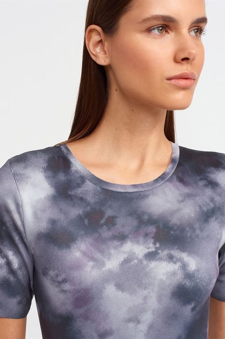 Tie-Dye Bodycon Midiklänning - Image 4