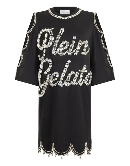 Mini T-Shirt Dress Crystal Waves Wave - Image 1